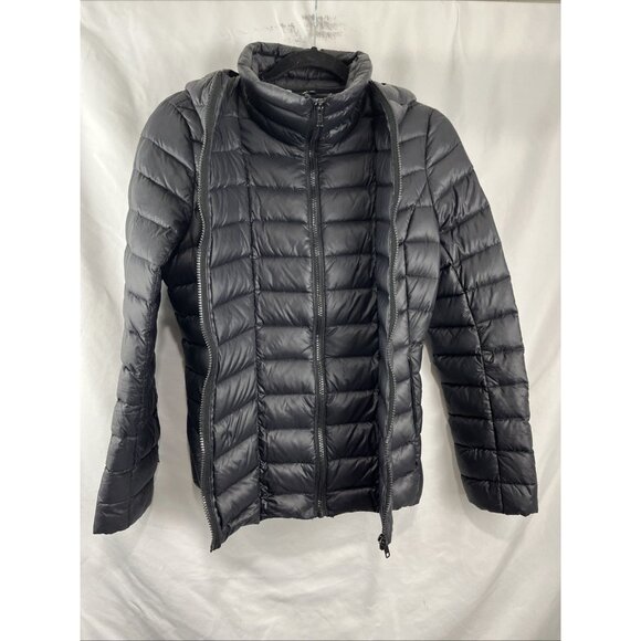 Soia & Kyo Black Down Puffer Jacket Women's Size M - Picture 8 of 12